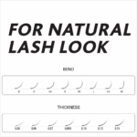 Rzęsy Lovely Silicone Skręt D -  Mix - obrazek 6